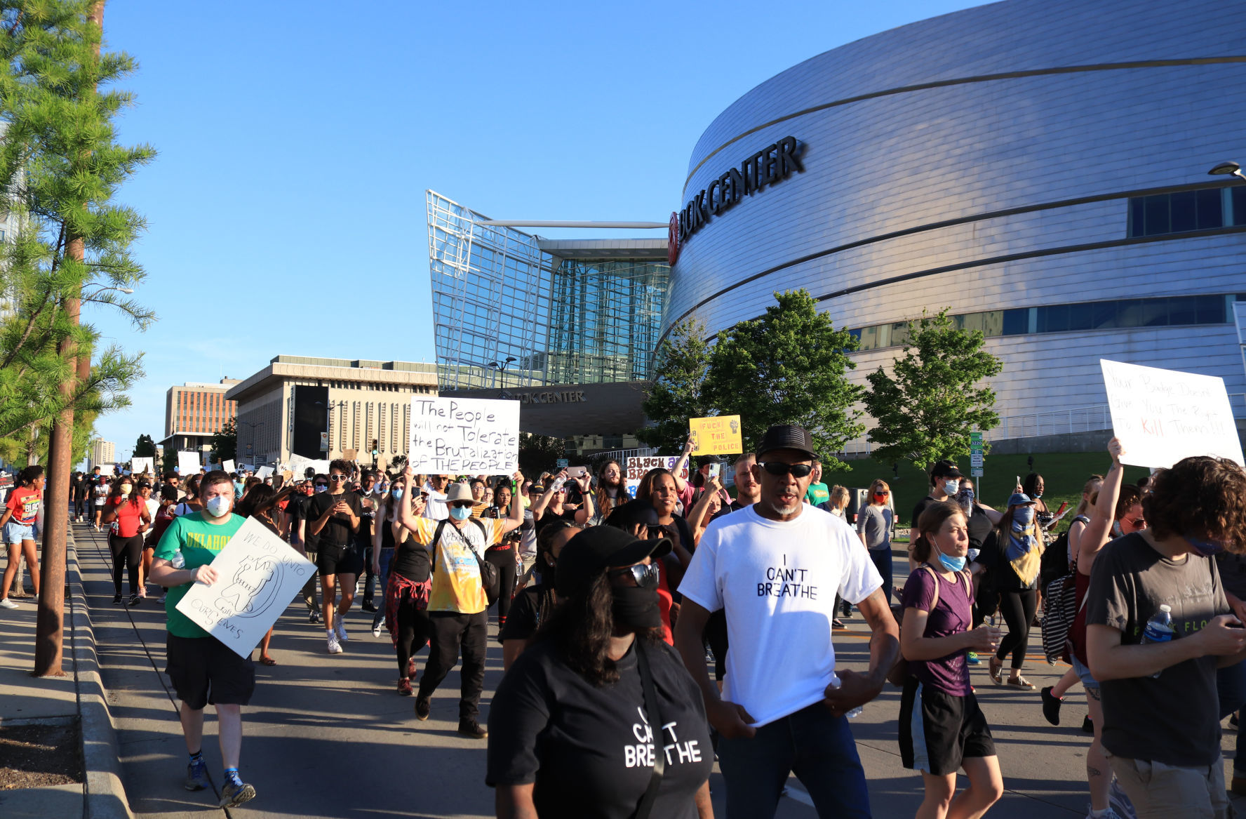 Black Lives Matter protest in Tulsa